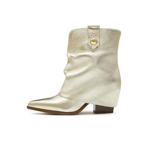 Joypeace Ботильоны 6,5 см Женские Золотые