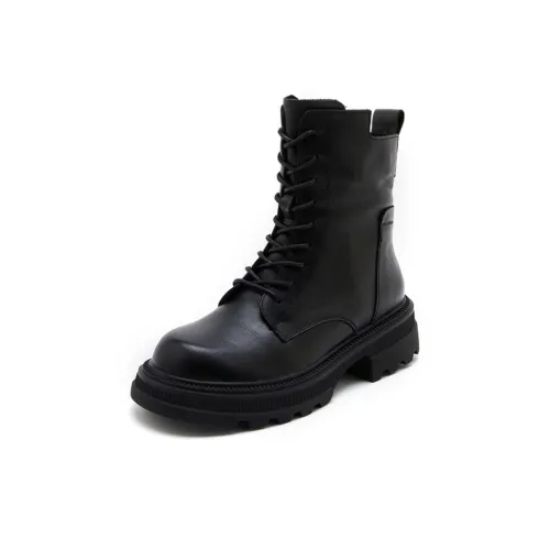 Lady's House Короткий MID Голень Мартин Ботинок 5Cm Женские