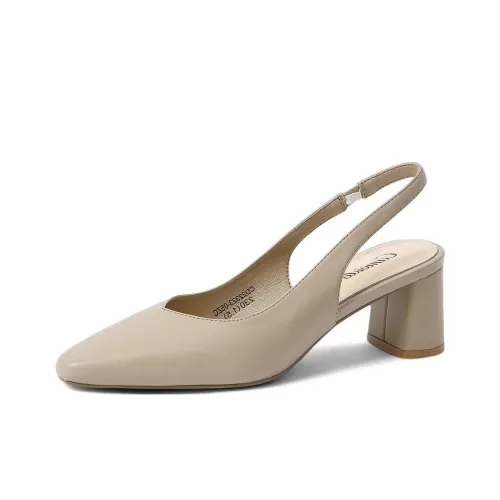 CAMEIDO Грубый каблук Высокие каблуки Женские Абрикос