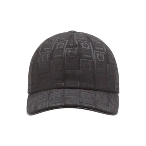 FERRAGAMO Хлопок Кепки Мужской Черный