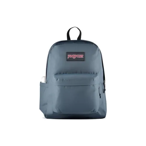 JanSport Полиэстер Рюкзак Стандартный Унисекс Темно-синий Серый