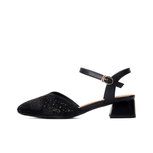 LESELE Квадратный каблук Высокие каблуки Женские