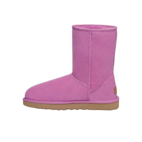 UGG Classic Boot Теплоизоляционное покрытие Короткий MID Голень Сноубутсы Женские Розовый