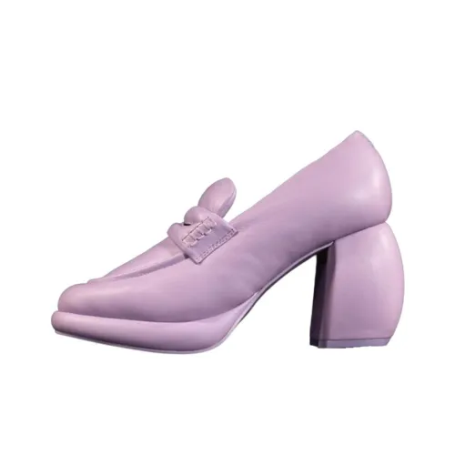 MARTINE ROSE x Clarks Originals Грубый каблук Высокие каблуки Женские Розовый