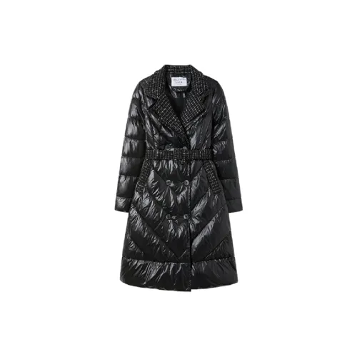 Mo Han Yi Mei Пуховик Женские Черный