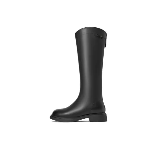 JOSINY Похудение Over The Колено Ботинки Колено Высокие сапоги 3,5 см Женские Черные