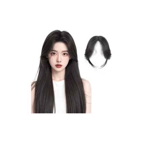 YUNQING Высокая макушка с наполнителем Full Натуральный Топ Заколки для волос Extension