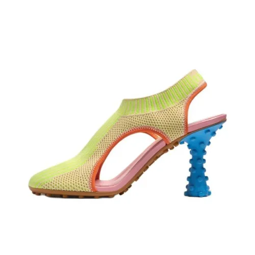 Sunnei Грубый каблук Высокие каблуки 8 см Женские Желтый