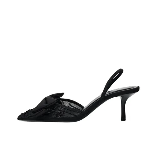 ZARA Высокие каблуки Черные Женские