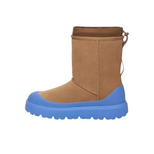 UGG CLASSIC SHORT Сноубутсы Каштановый/Большой Небесный Мужской