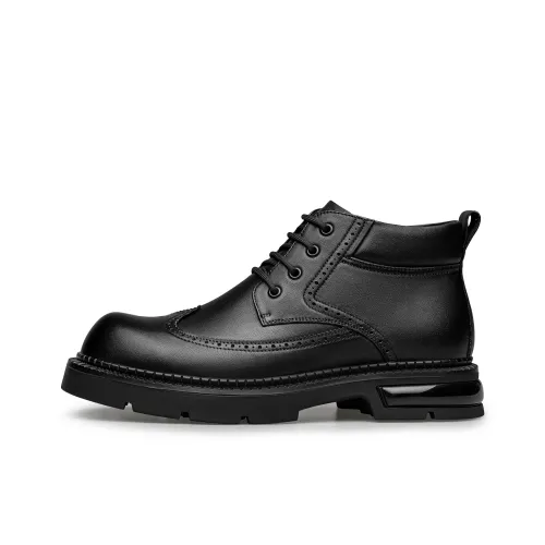 ZRO Ankle Длина Martin Boot 3,5 см Мужской Черный
