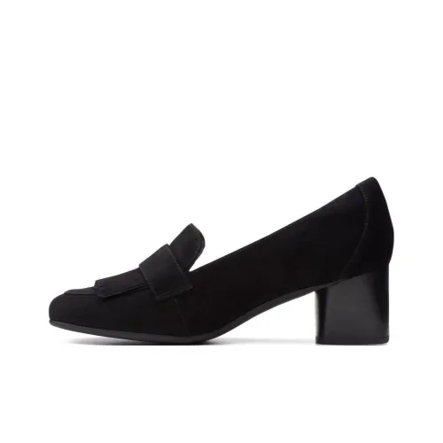 Clarks Высокие каблуки Черные Женские