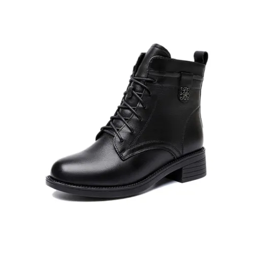Spider King Short Martin Boot Women's Black