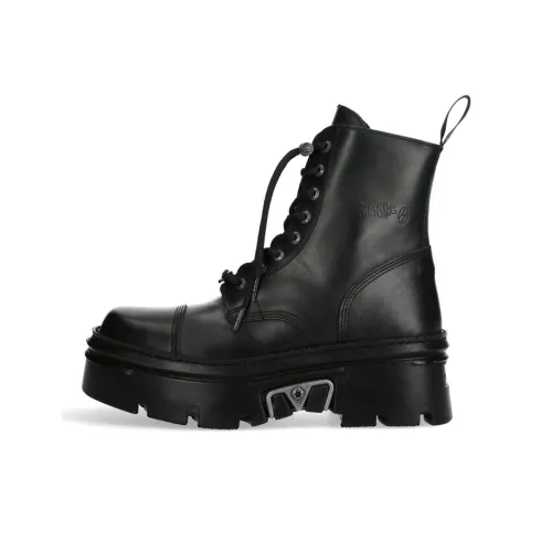 NEW ROCK Короткий ботинок Martin унисекс черный