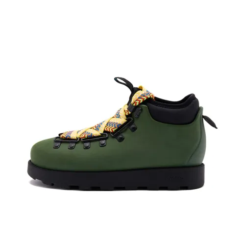 Native Shoes Fitzsimmons Мартинсы Лесной зеленый|Черный Унисекс