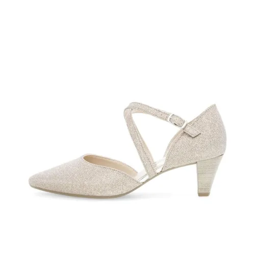 Gabor Модный Грубый каблук Высокие каблуки 5 см Женские Серебряные Розовые