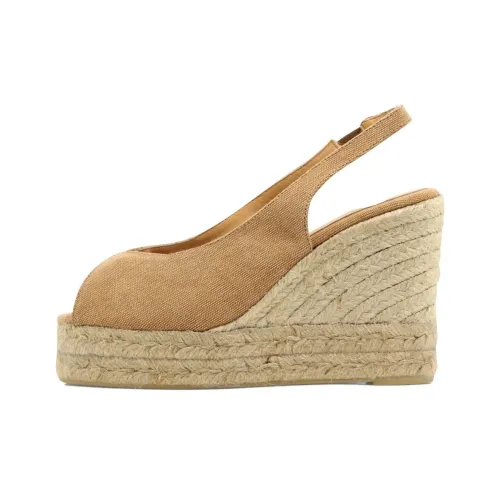 Castañer Клин-каблук Высокие каблуки Женские Earth Желтый