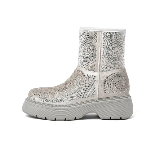 HAOYASENNU Термические Увеличение Высоты Crew Сноубутсы Женские