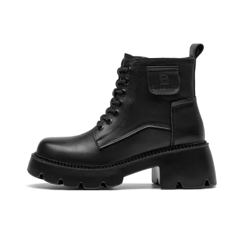 Spider King Short Martin Boot 6 см Женские Черный