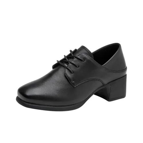 AOKANG Грубый каблук Высокие каблуки 4,8 см Женские Черный