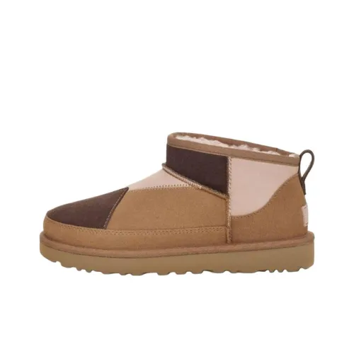 UGG Короткие Снежные Ботинки Женские Коричневые