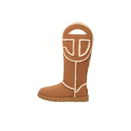 UGG Высокие сапоги до колена, каштановые, мужские