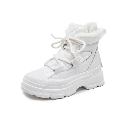 JIETEGONGYANG Короткий ботинок Martin каблук 6,5 см женский