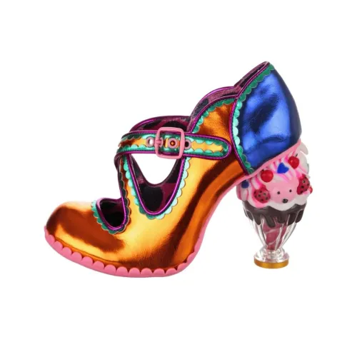IRREGULAR CHOICE Высокие каблуки Сине-оранжевый Женские