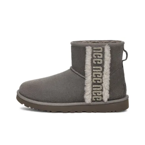UGG CLASSIC MINI Короткие Снежные Ботинки Женские Серые