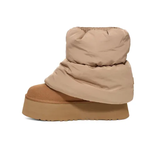 UGG CLASSIC MINI Сноубутсы Керамика Бежево-серый/Каштановый Женские