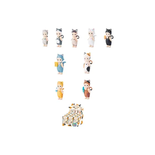 Sonny Angel Кошка Life Collection Мини Слепые коробки Один Blind Коробка Целая коробка 9 шт