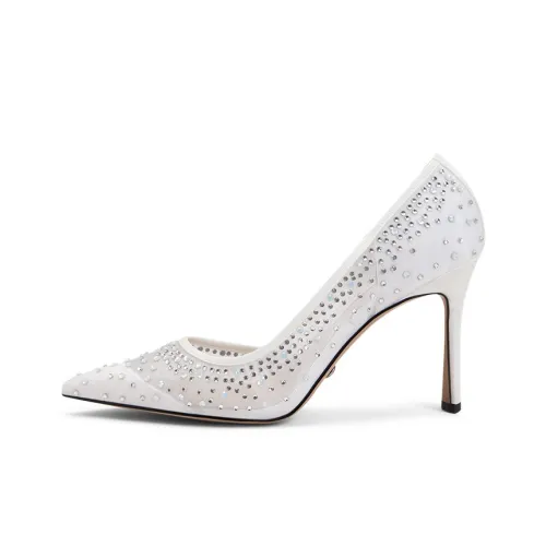 CHARLES KEITH Свадебные туфли на высоком каблуке 8,8 см Женские Белые