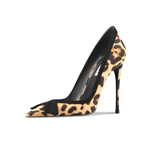 Suyymakk Узкий каблук Высокие каблуки Женские Леопардовый принт