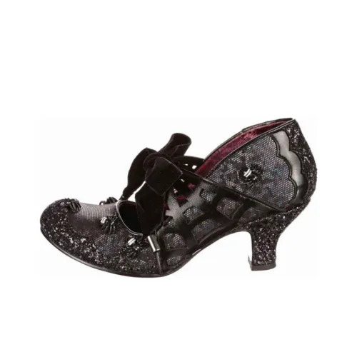 IRREGULAR CHOICE Black Widow Грубый каблук Высокие каблуки 6 см Женские Черный