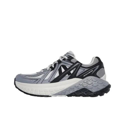 Skechers Износостойкий и Легкий Низкий Топ Повседневная Беговая Обувь Мужская Серый