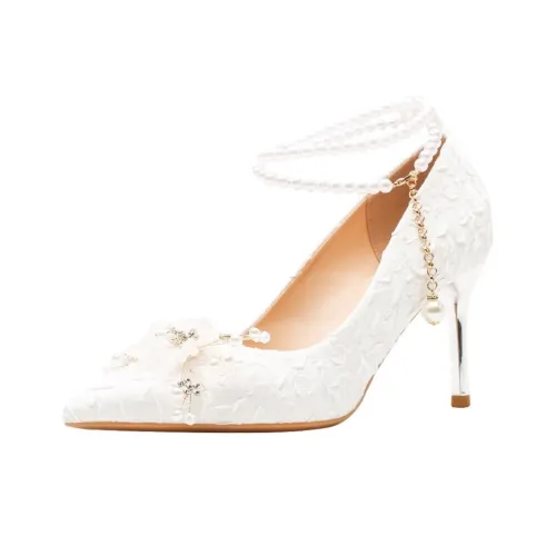 HKCP Узкий каблук Высокие каблуки 8 см Женские Белые