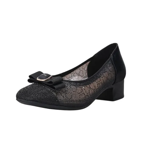 GAODI Квадратный каблук Высокие каблуки 4CM Женские