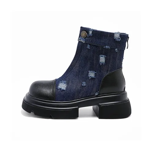 BAIJIHONG Короткие ботинки Martin 6,5 см женские