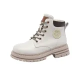 Бежевый, плоская подошва