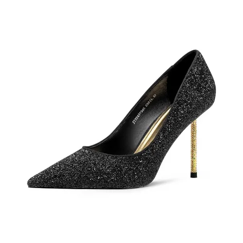 JOOC Узкий каблук Высокие каблуки 7 см Женские Черный