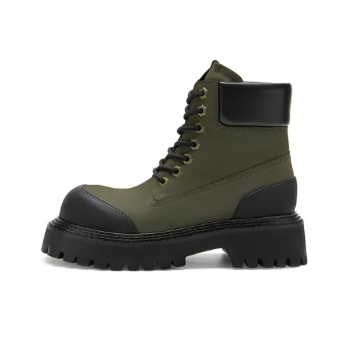 MIO Мартинсы Армейский зеленый Женские