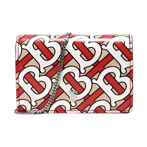 Burberry Кожа Сумка через плечо Сумка на плечо Женская Вермиллион