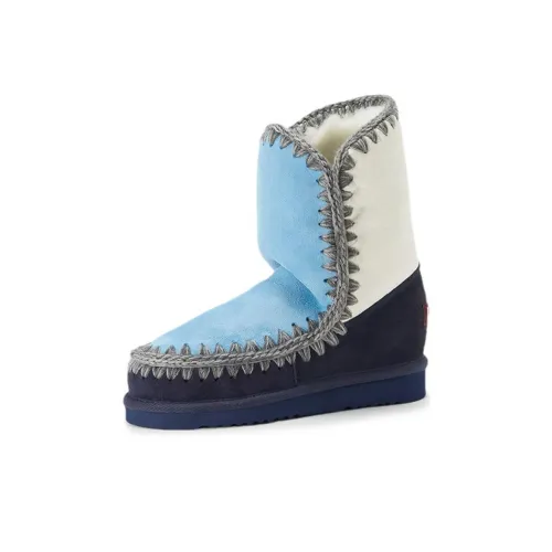MOU Eskimo Crew Сноубутсы Женские Белые Синие