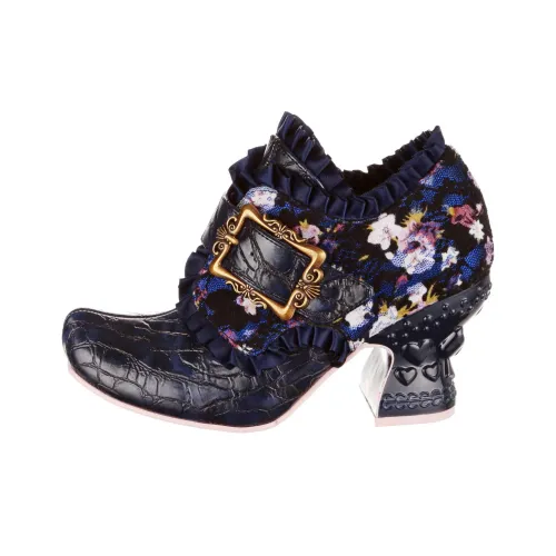 IRREGULAR CHOICE Squash Buckle Ботильоны 7,8 см Женские Темно-синий