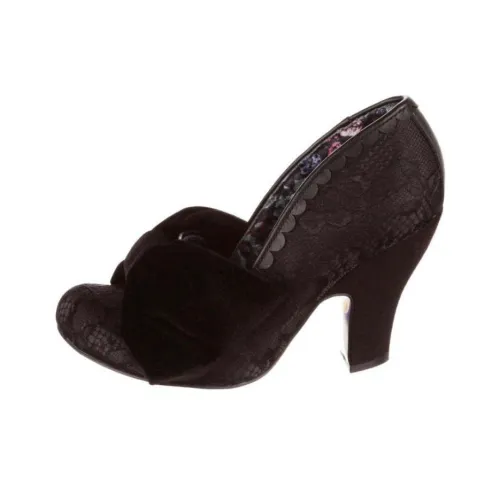 IRREGULAR CHOICE Bow Em Gee Грубый каблук Высокие каблуки 9,2 см Женские Черный