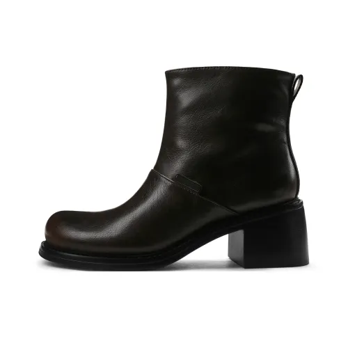 CHARLES KEITH Маленькие ботильоны CK 6 см женские темно-коричневый черный