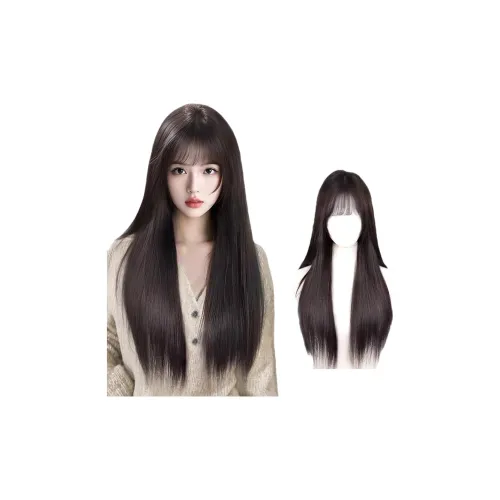 YOSEE Golden Тон Прямые волосы Женская парик Синтетические волосы Бесшовный Увеличивающий объем Бровь