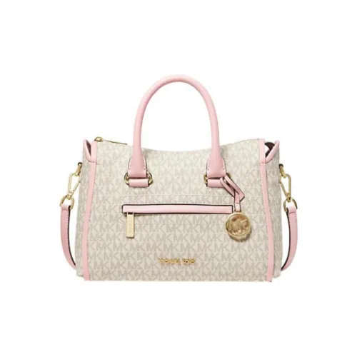 MICHAEL KORS Carine Покрытый холст Сумка Средний Женский Розовый Многоцветный Ванильный