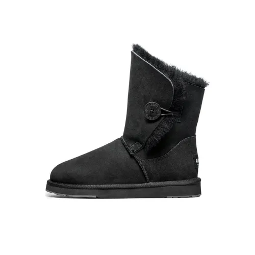 AU&MU Сноубутсы Черные Женские