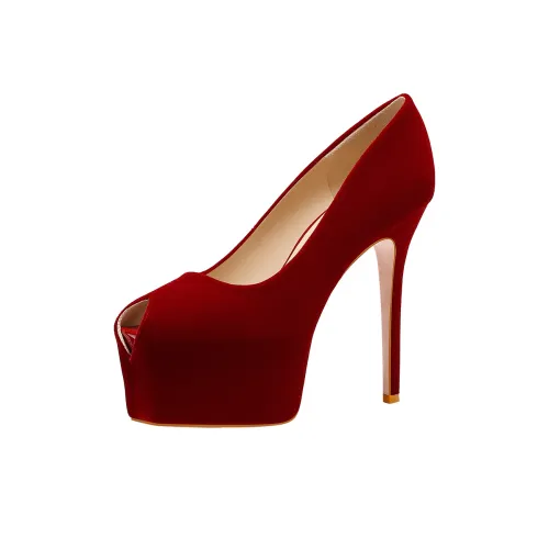 Ruby L Высокие каблуки Бургундский 14CM Женские